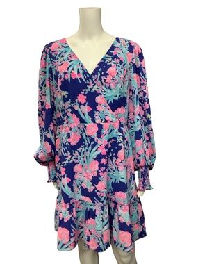 Lilly Pulitzer Mini Length Floral Print Dress w/Tags Size: XL